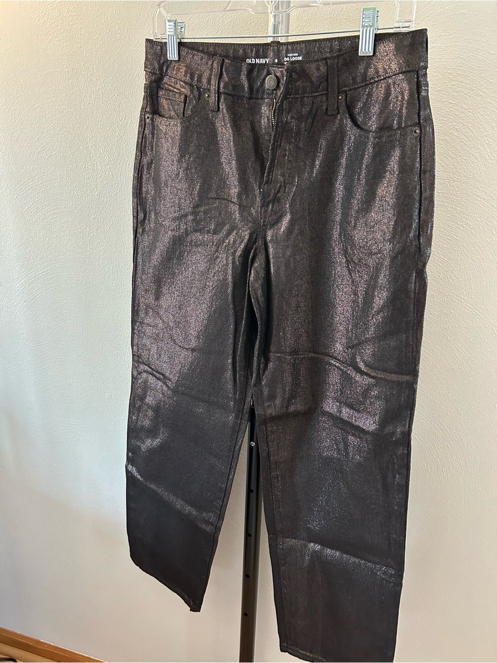 Old Navy Black High-Rise Loose Jeans